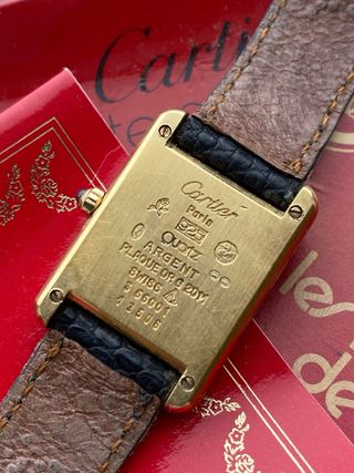 Must de Cartier Tank Vermeil Vintage