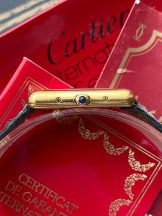 Must de Cartier Tank Vermeil Vintage