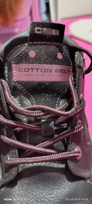 Stivaletti Cotton Belt Uomo Neri Tg 40