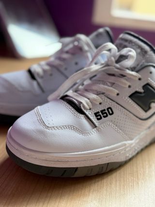 New Balance 550 Blancas y Grises