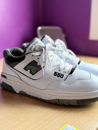 New Balance 550 Blancas y Grises
