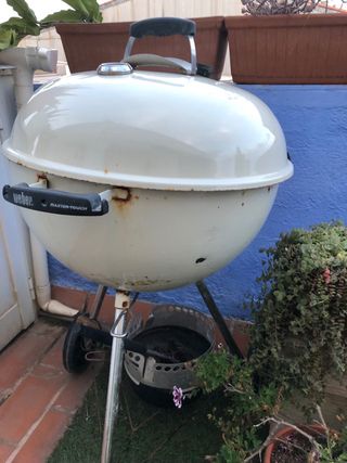 Barbacoa Weber Master Touch Blanca