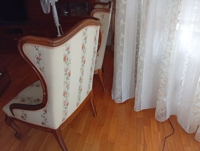 2 Butacas Clásicas con estampado floral 