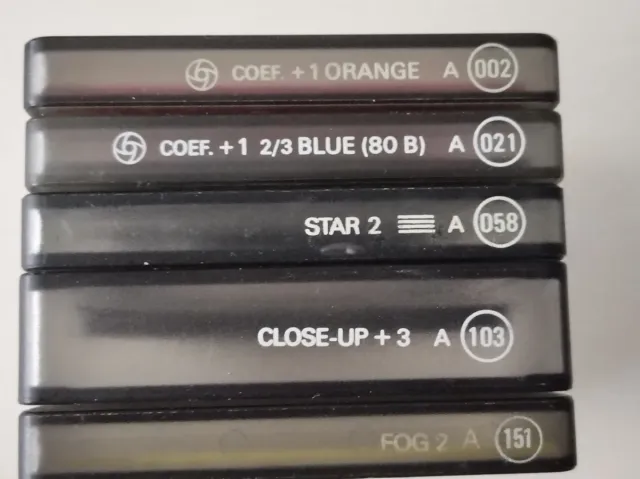 Lote 5 Filtros Cokin + Catálogo