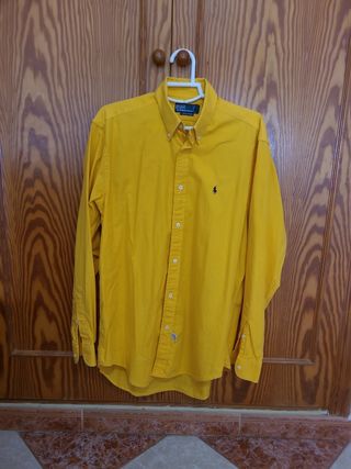 Camisa Polo Ralph Lauren Hombre Amarilla