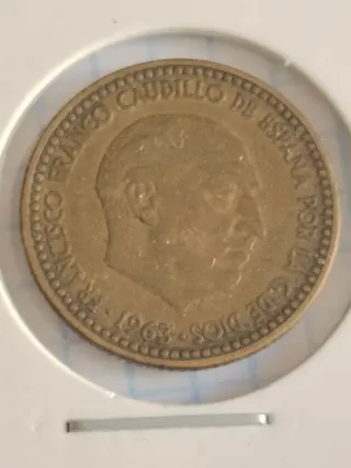 1 Peseta 1963 Estrella 66 Franco