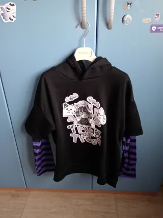 Felpa con cappuccio tema Halloween taglia M
