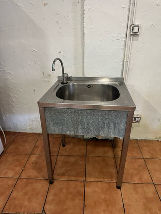 Fregadero industrial acero inoxidable