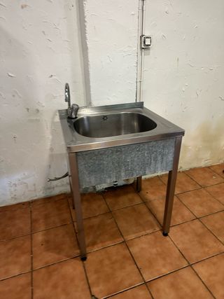 Fregadero industrial acero inoxidable