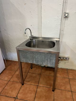 Fregadero industrial acero inoxidable