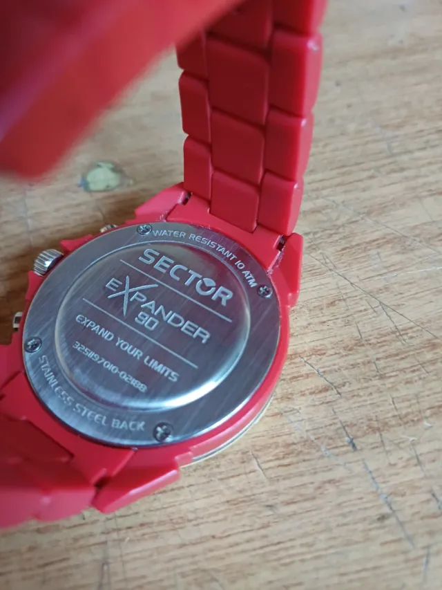 Orologio Sector Expander 90 Uomo Rosso polso 185mm