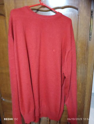 Jersey Pierre Cardin Rojo Talla L