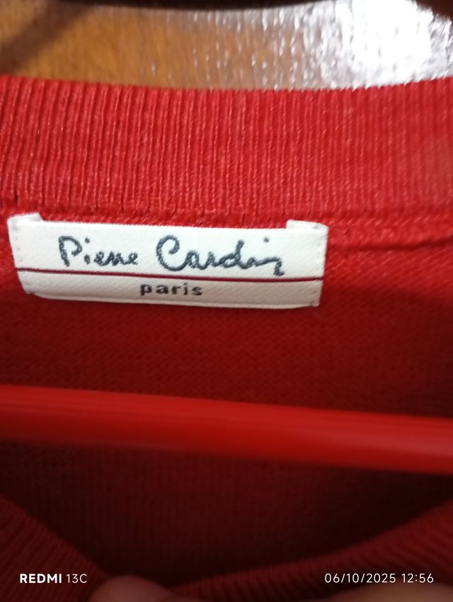 Jersey Pierre Cardin Rojo Talla L