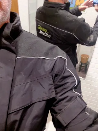 Chaqueta Moto Invierno Talla L/XL Movistar