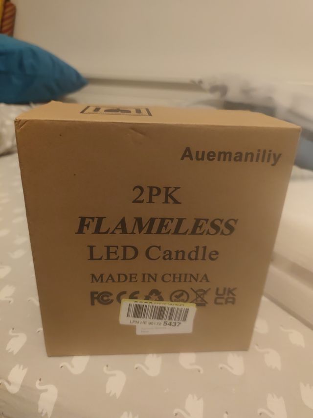 Juego de 2 Velas LED