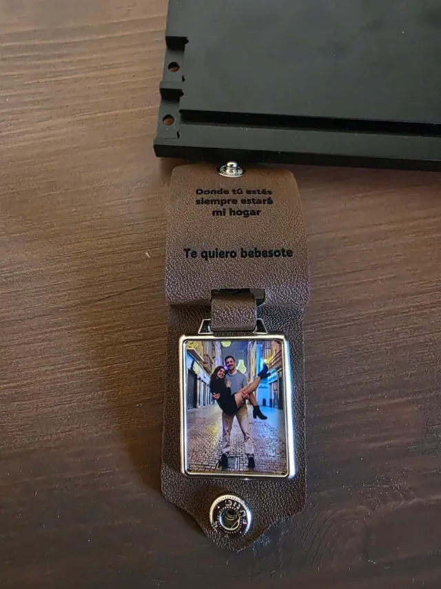 Llavero personalizado foto y texto