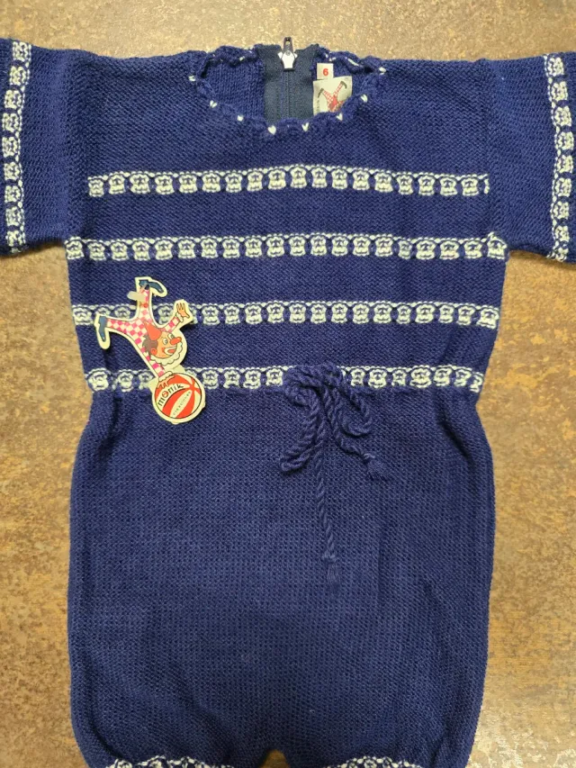 Mono tejido azul bebé 3 meses