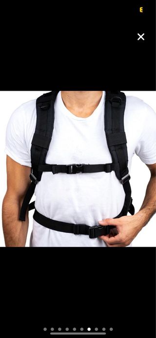 Mochila Táctica Negra 50L