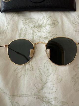 Ray-Ban Round Metal Gafas de Sol Doradas