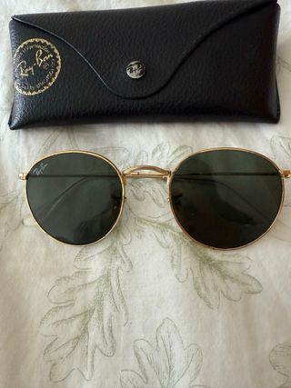 Ray-Ban Round Metal Gafas de Sol Doradas