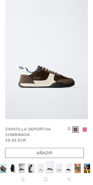 Zapatillas Zara talla 35 sin apenas uso
