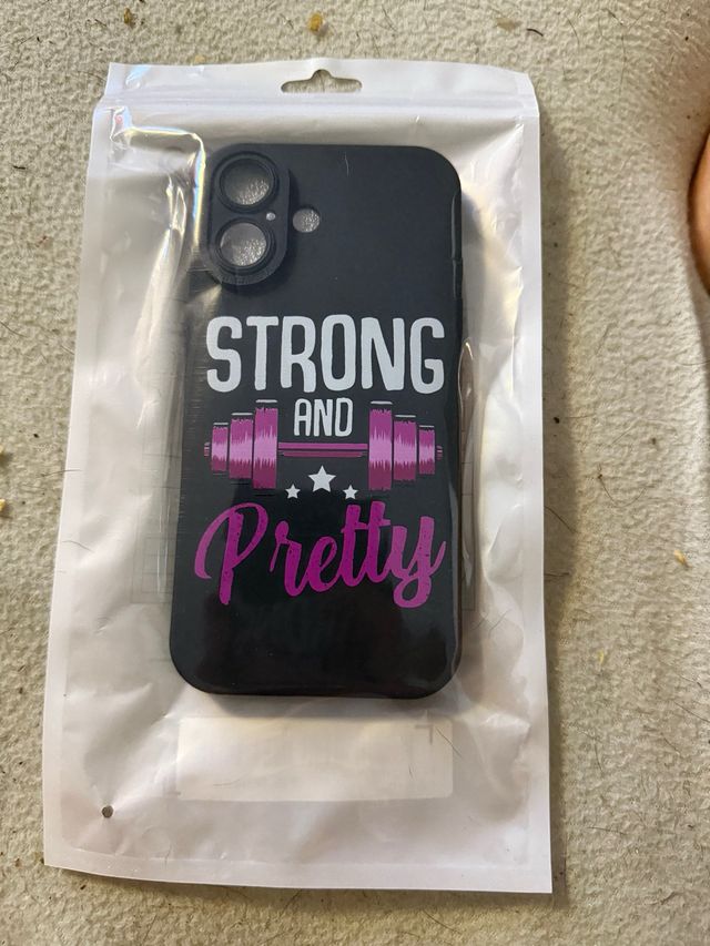 Funda iPhone 16 Strong and Pretty