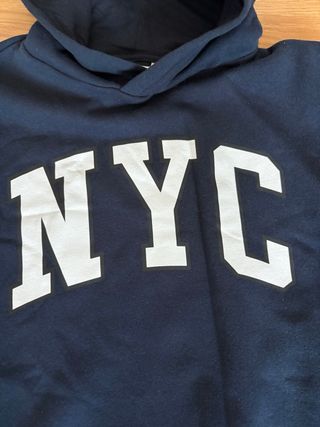 Sudadera H&M NYC Azul