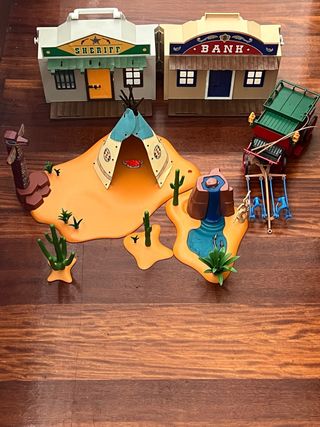 Set playmobil oeste 4 en 1 completo 