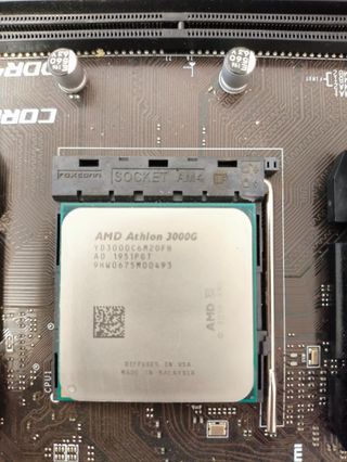 Placa MSI B450-A PRO MAX + AMD 3000G + disipador