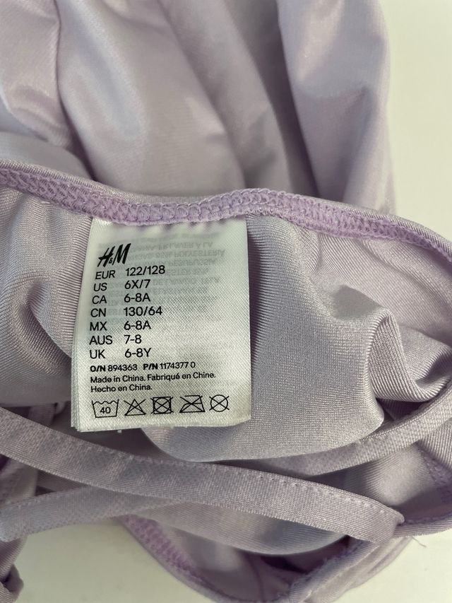 Maillot lila manga larga (puesto 1 vez)