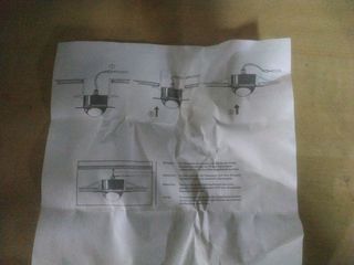 Lámpara empotrada dorada metal