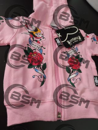 Felpa bambina con stampa tattoo