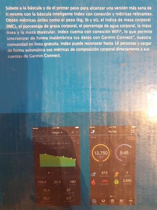 Báscula Garmin Index smart scale
