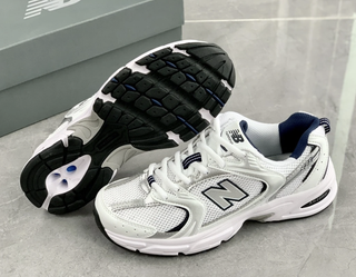 New Bàlance 530 White Silver Navy size 42