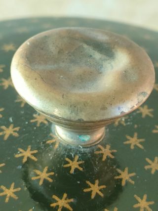 Scatola vintage decorata con stelle