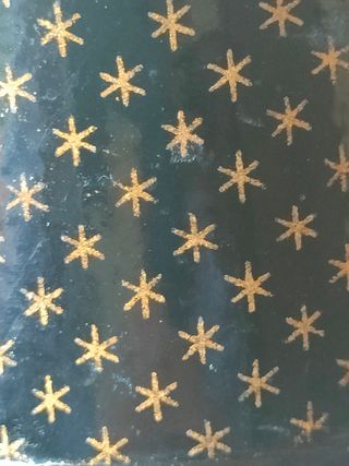 Scatola vintage decorata con stelle