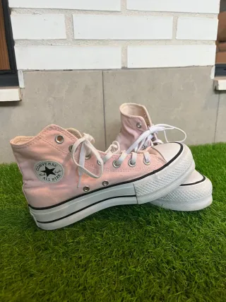 Botas Converse Rosa Talla 36 Plataforma