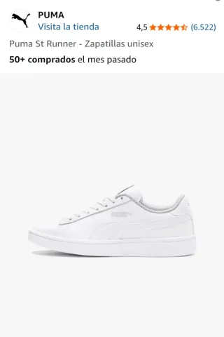 Zapatillas Puma Smash V2 L Blancas