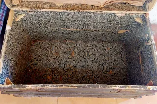 Baúl de viaje antiguo