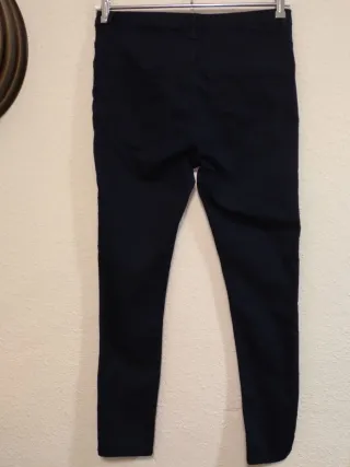 Pantalón Bershka azul mujer