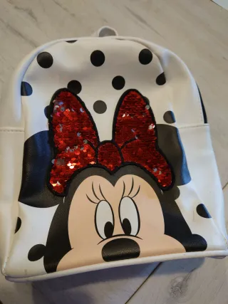 Mochila infantil Minnie Mouse lentejuelas