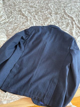 Chaqueta de vestir azul