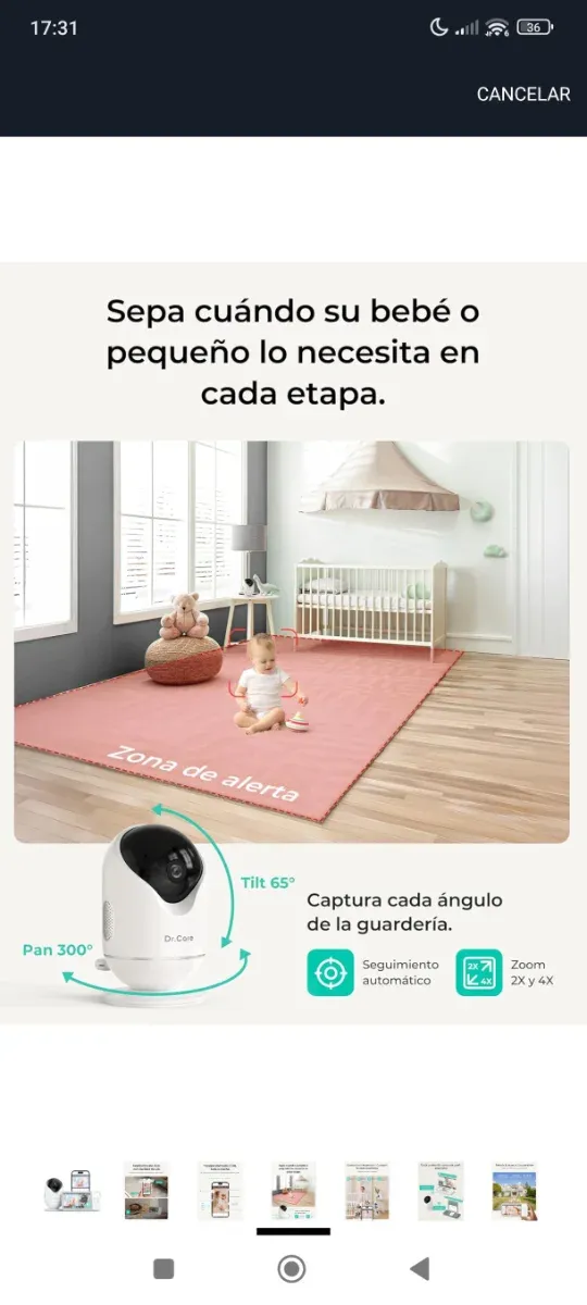 Vigilabebés Dr. Care 2K Dual Monitor