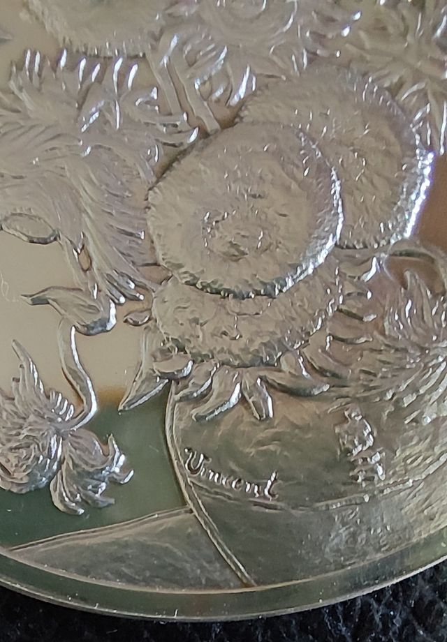 Medaglia d'argento 925, Girasoli Van Gogh 1888