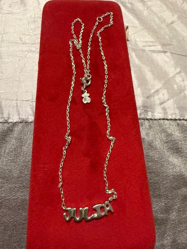 Gargantilla Tous Plata Nombre JULIA