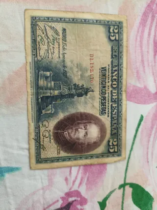 Billete 25 Pesetas 1928 España