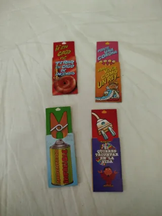 Lote 4 Cromos Bollycao Mensajes