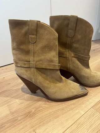 Botas Isabel Marant ante marrón