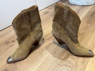 Botas Isabel Marant ante marrón