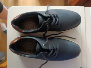 Zapatos azul marino y marrón T41 a estrenar